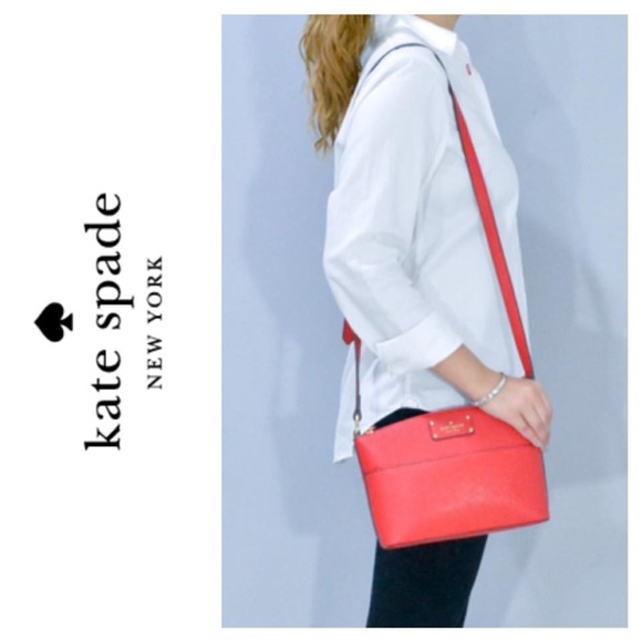 💎KATE SPADE Grove Street Millie RARE Alice Blue Periwinkle Crossbody bag purse - Picture 6 of 10